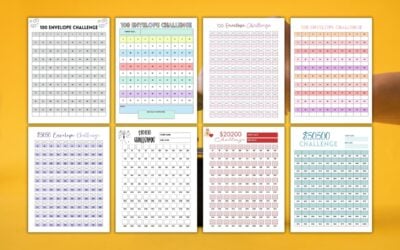 Free Printable 100 Envelope Challenge