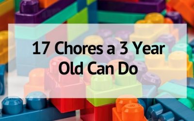 17 Chores a 3 Year Old Can Do Alone!