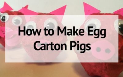 How to Make Easy Egg Carton Pigs