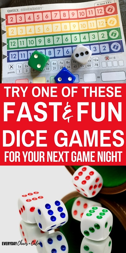 Games for Kids: Check out these 10 fast and fun dice games for kids to play on your next family game night!
