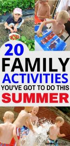 20 Fun Summer Activities For Kids- And Families!