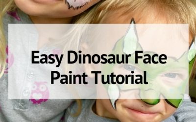 Quick and Easy Dinosaur Face Paint for Kids