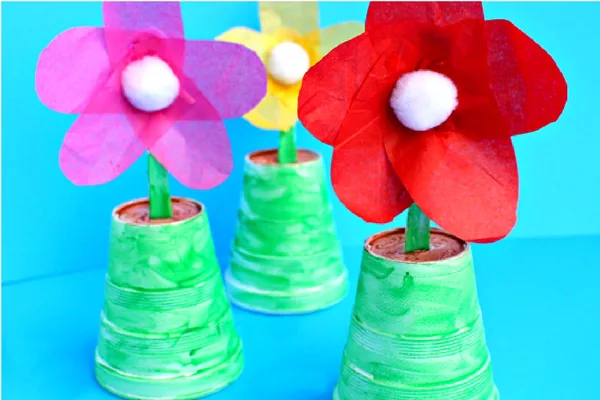 13 Colorful Flower Crafts For Preschoolers