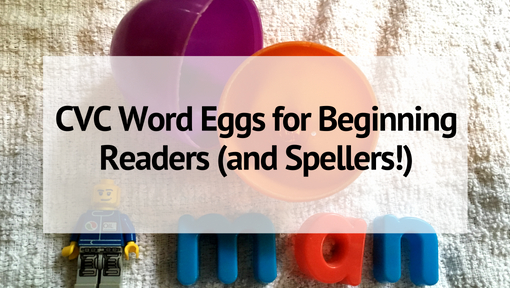  CVC Word Eggs For Beginning Readers and Spellers 