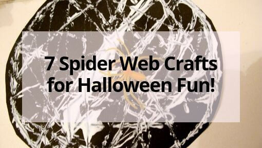 7 Spider Web Crafts for Halloween Fun!