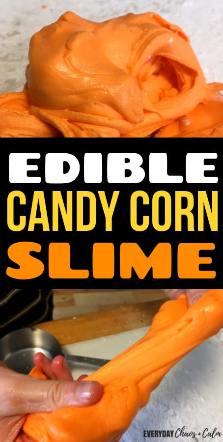edible candy corn slime