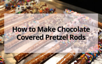 Chocolate Covered Pretzel Rods for a Homemade Edible Gift