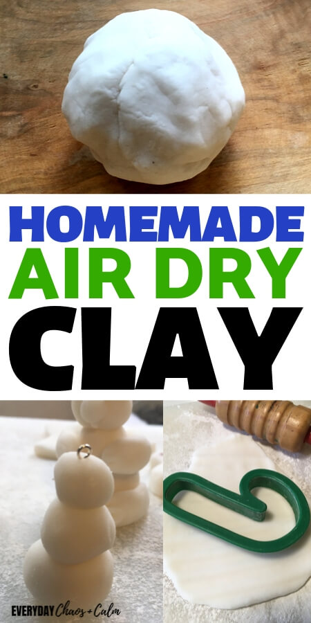 How To Make Homemade Air Dry Clay For Craft Projects