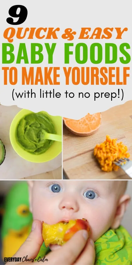 Easiest baby food to make fashion