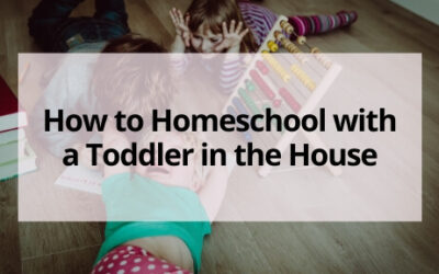 How to Homeschool with a Toddler in the House- 5 Simple Tips!