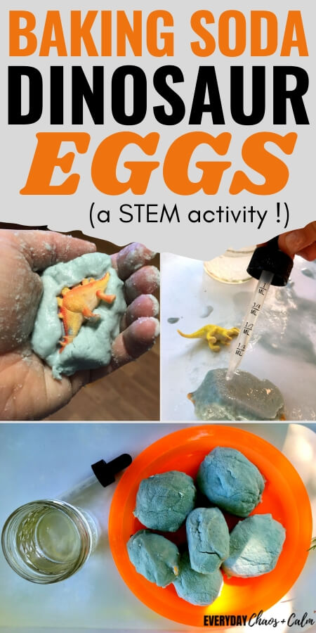 baking soda dinosaur eggs a stem activity