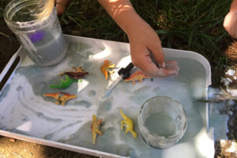 baking soda dinosaur eggs