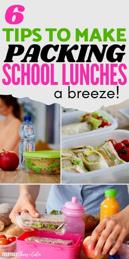 Tip for packing School lunches and how to get kids involved.