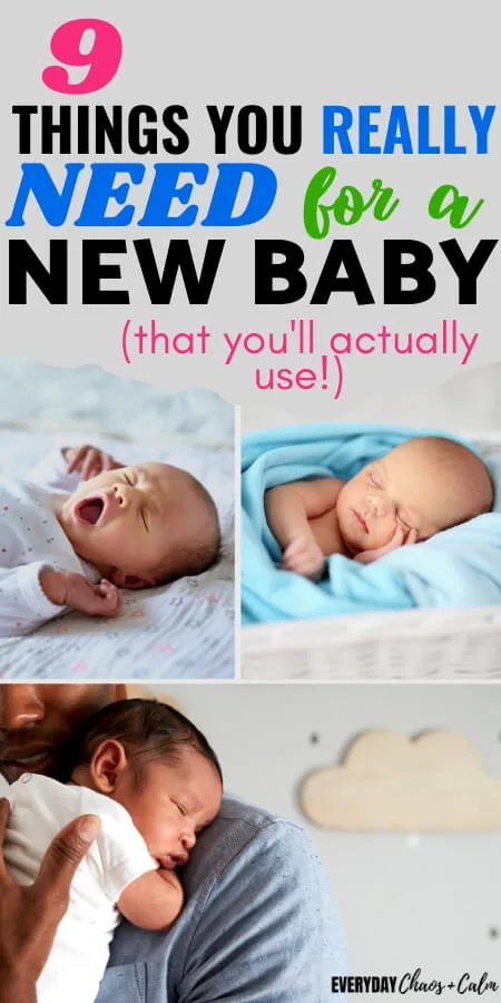 9 must-have newborn items