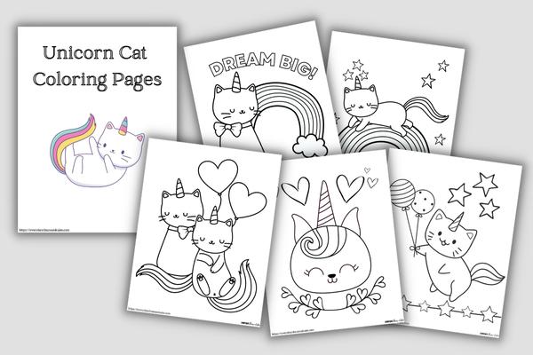 21 Kittycorn Coloring Page NazninTiami