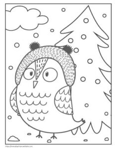 17 Cute Owl Coloring Pages For Kids