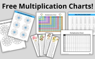 10 Free Multiplication Charts & Multiplication Wheels