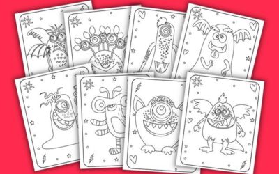 27 Free Monster Coloring Pages for Kids