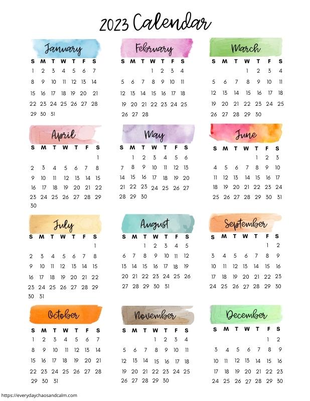 printable December 2023 calendar- sunday start