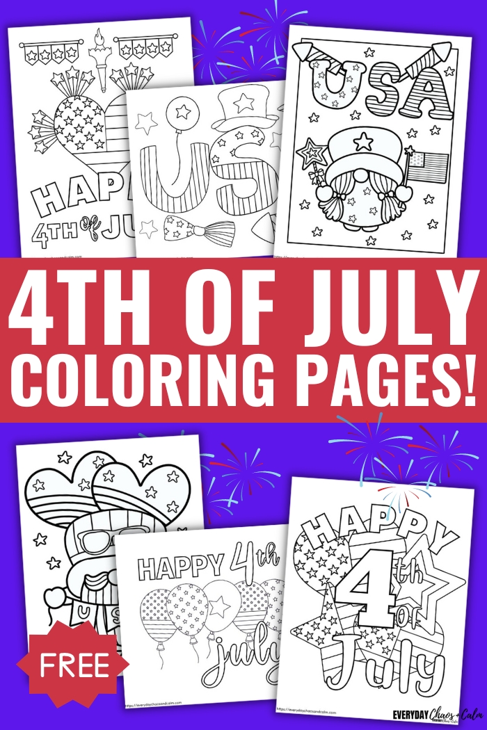 4th of july coloring pages 
