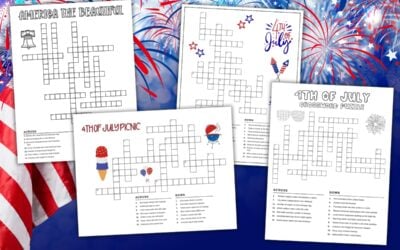 Printable 4th of July Crossword Puzzles