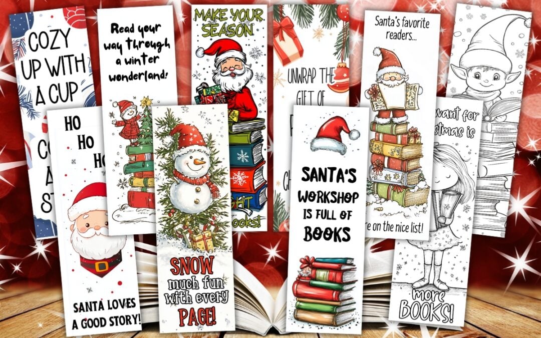 Free Printable Christmas Bookmarks