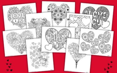 Free Heart Coloring Pages for Kids