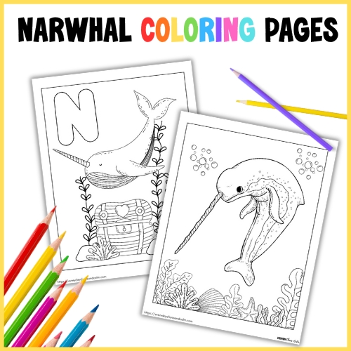 NARWHAL coloring pages