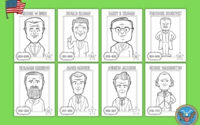 Free Printable US President Coloring Pages
