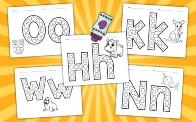 Free Alphabet Dot Marker Printables