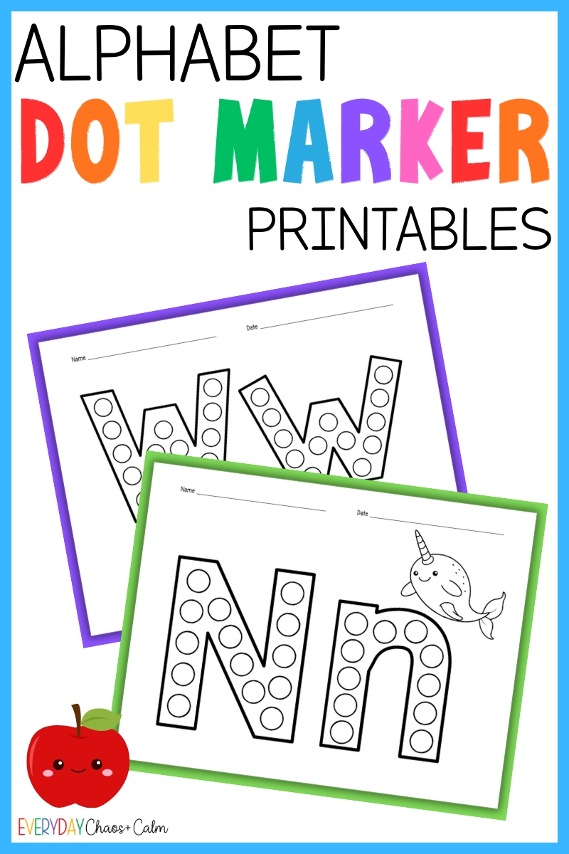 alphabet dot marker printables alphabet dot marker printables