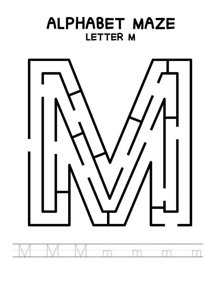 printable alphabet template