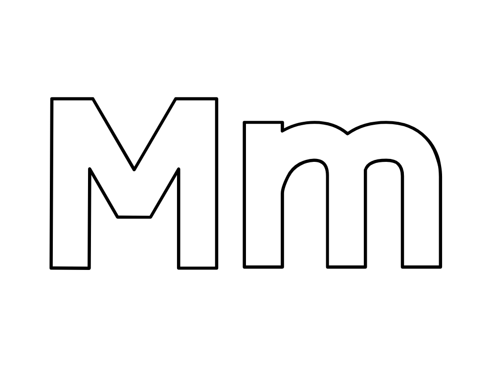 printable alphabet template