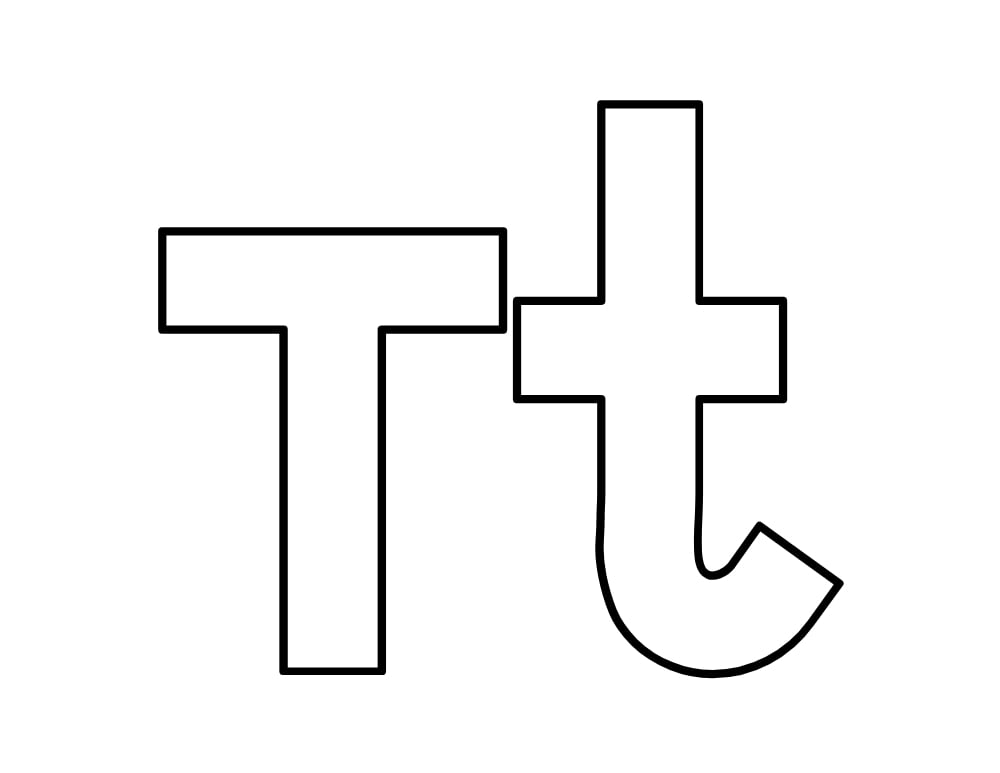 printable alphabet template