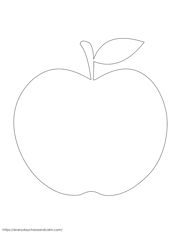 Free Printable Apple Templates Free Printable Apple Templates