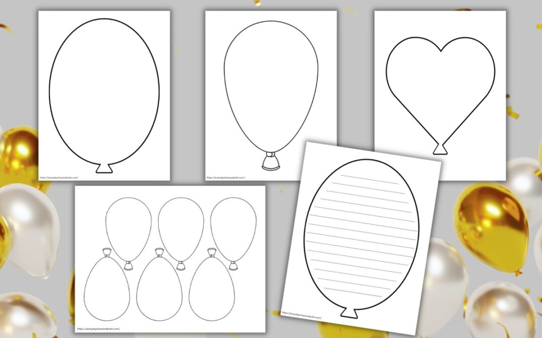 Free Printable Balloon Templates for Crafts