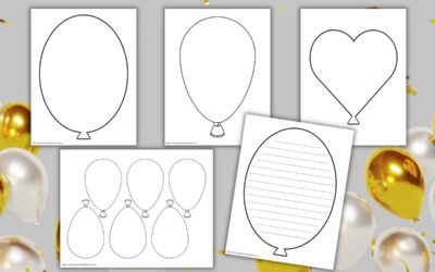 Free Printable Balloon Templates for Crafts