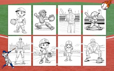 Free Baseball Coloring Pages for Kids