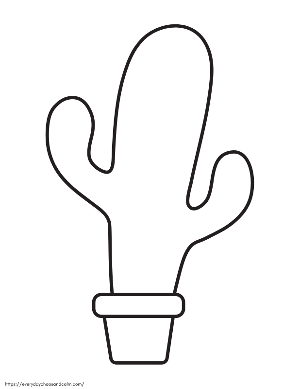 Free Printable Cactus Templates For Crafts