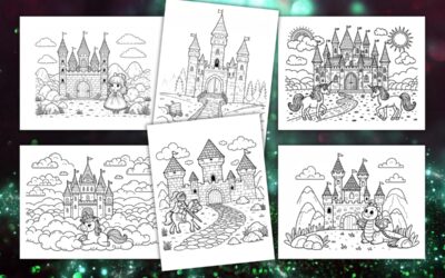 Free Castle Coloring Pages for Kids