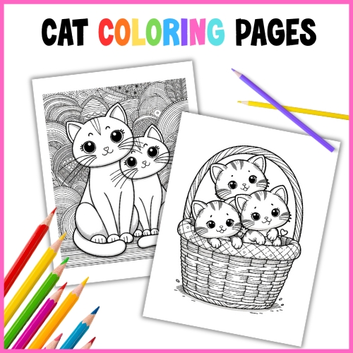 cat coloring pages