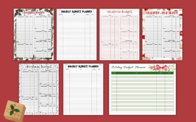 Printable Christmas Budget Planners