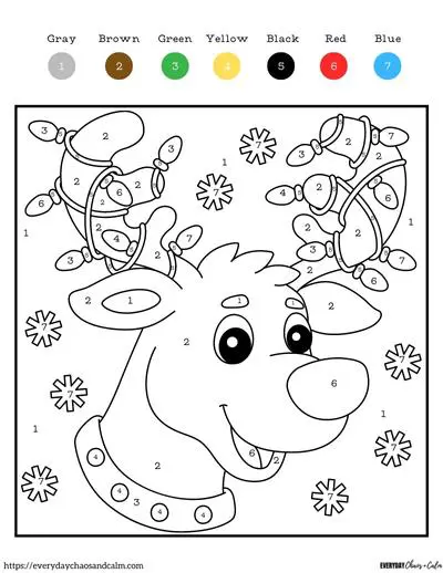Number Coloring Sheets for Kids -   Color by number printable, Color  by numbers, Coloring pages