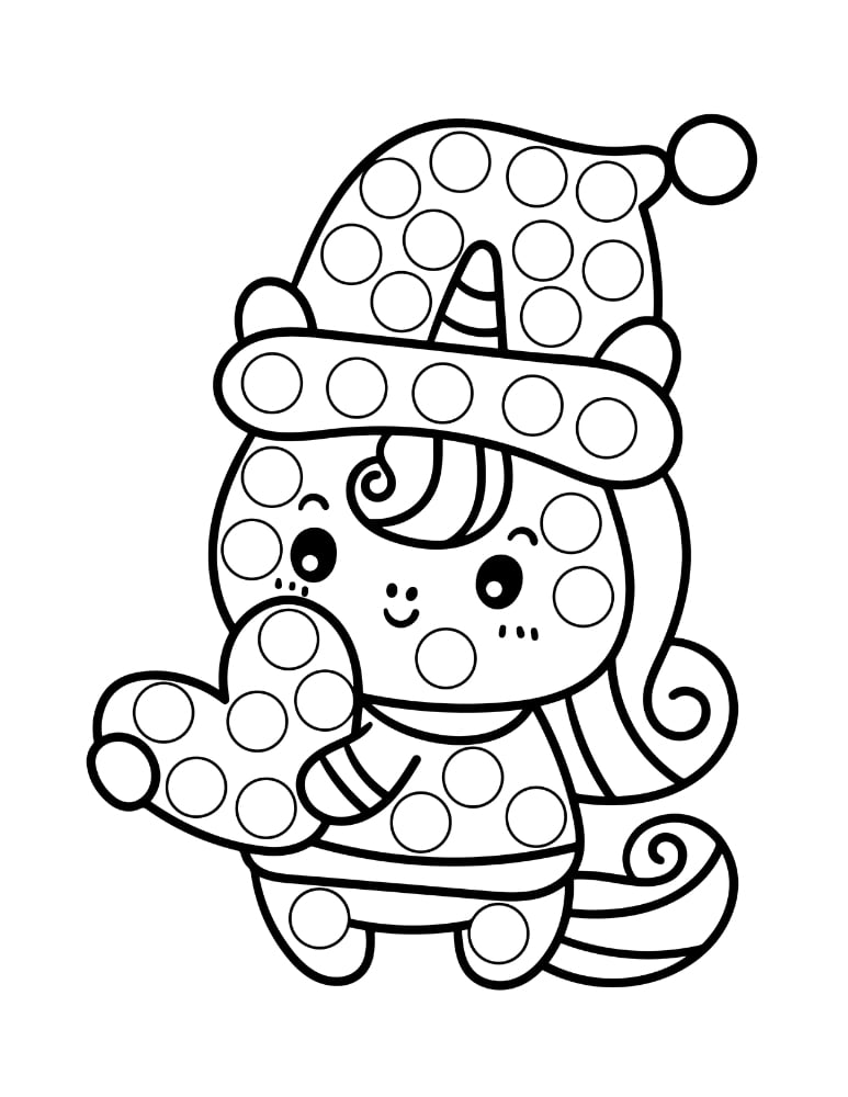 Christmas dot marker printables, education printable, PDF, instant download, kids