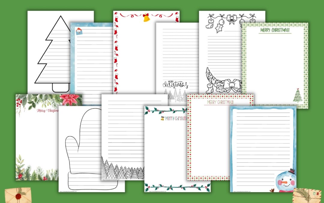 Free Printable Christmas Stationery and Writing Paper
