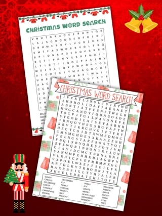 christmas word search 