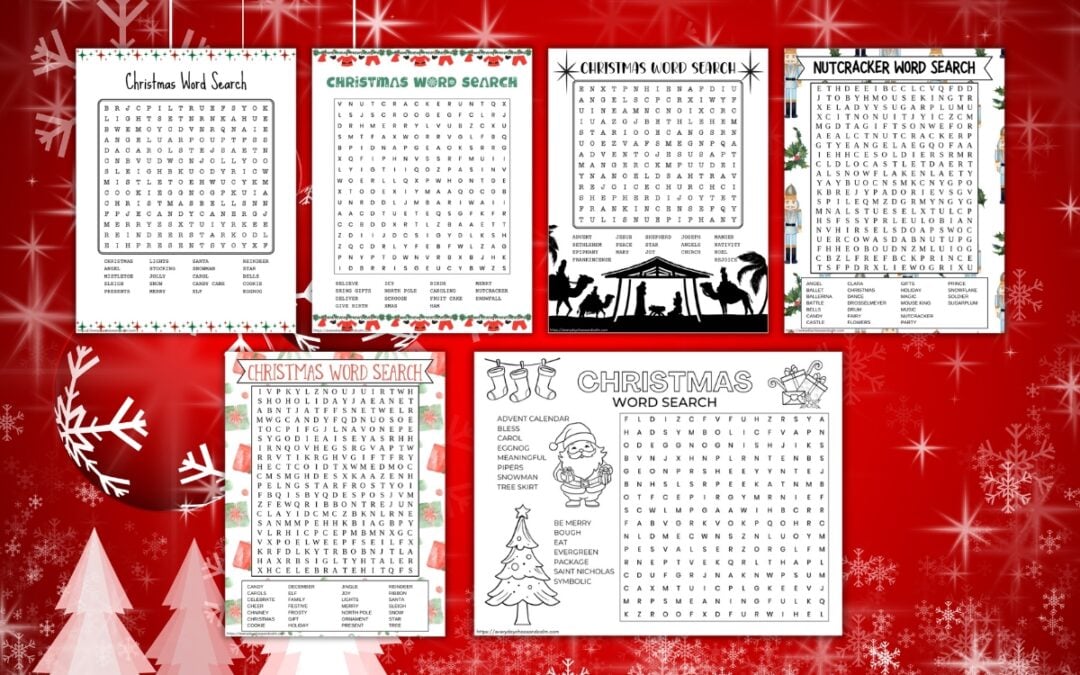 Free Printable Christmas Word Searches