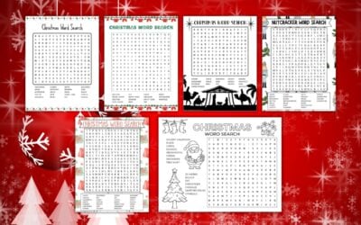 Free Printable Christmas Word Searches