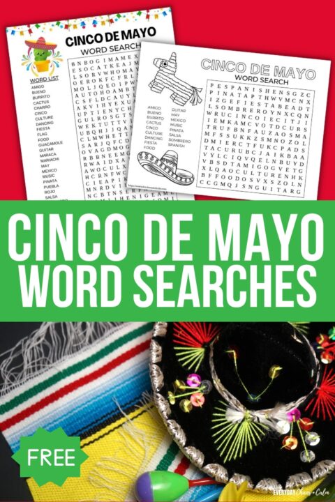 Free Printable Cinco De Mayo Word Searches