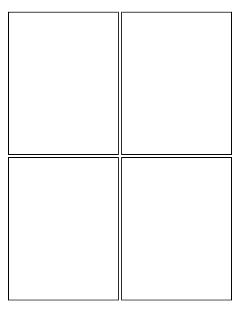 comic strip template Printables, education printable, PDF, instant download, kids